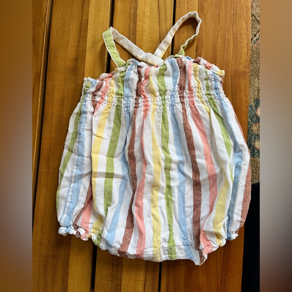 NWOT Janie and Jack bubble romper 12-18 months